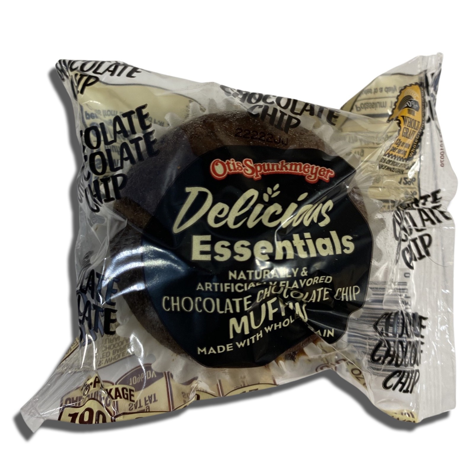Delicious Essentials Individually Chocolate Chocolate Chip Wrapped Muffins | Bak