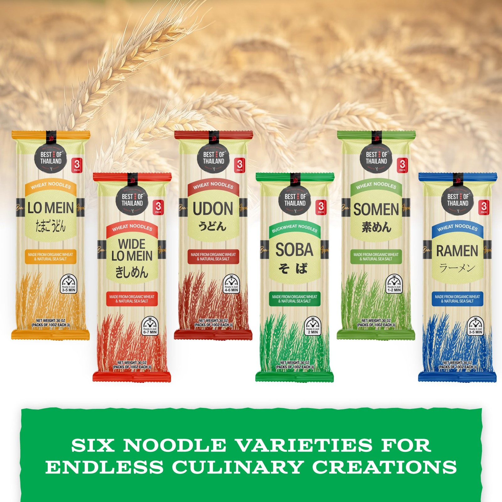 Best Of Thailand Noodles (3 Pack, Soba Buckwheat) 3 Pack