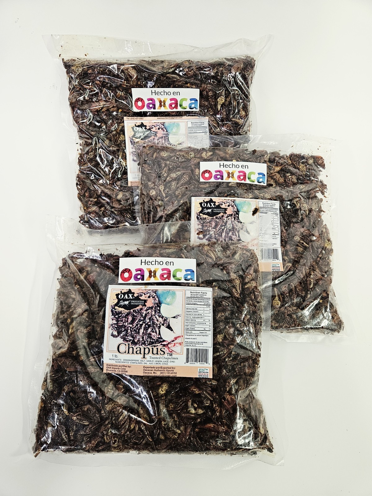 3 LBS FRESH CHAPULINES PICOSITOS (spicy grasshoppers) from OAXACA.