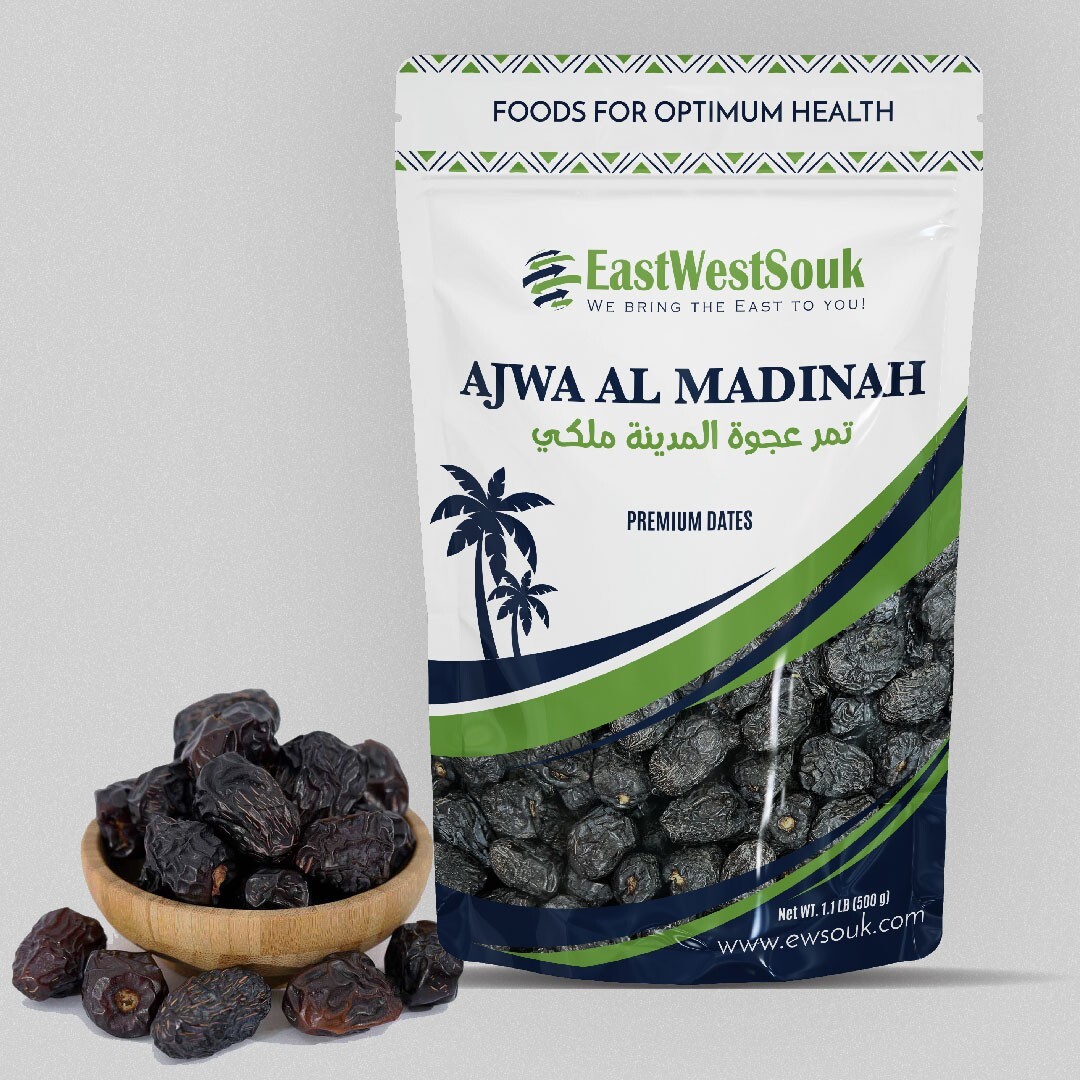 Al Alawi Al Madina Ajwa Dates 1.1 lb (500gm)