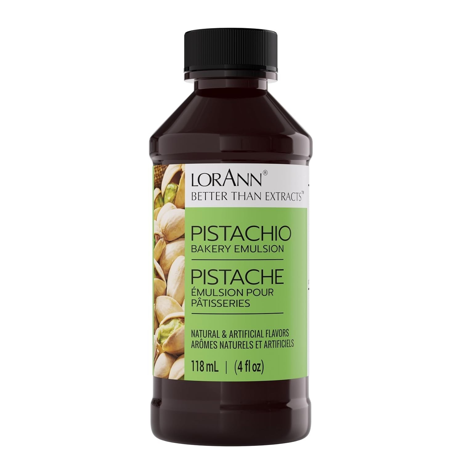 4 Fl Oz Pistachio Bakery Emulsion: Rich Flavor, Gluten-Free & Sustainable