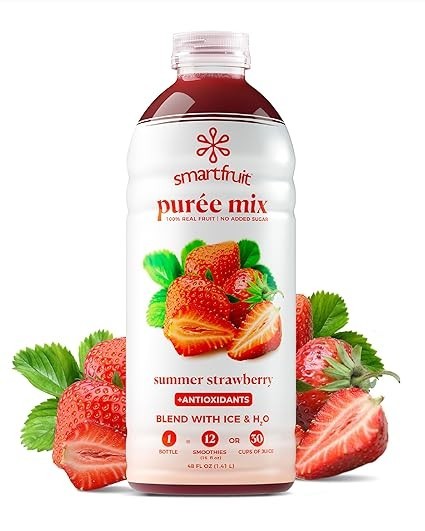 Smartfruit Summer Strawberry Purée With Strawberries, Apple & Pineapple, 48oz