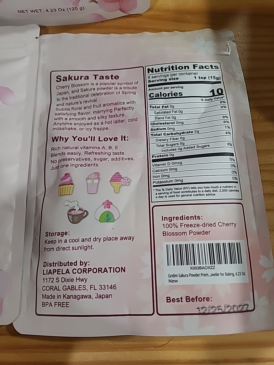3X Grelim Sakura Premium Original Cherry Blossom Powder 4.23 oz Each Exp 12/27