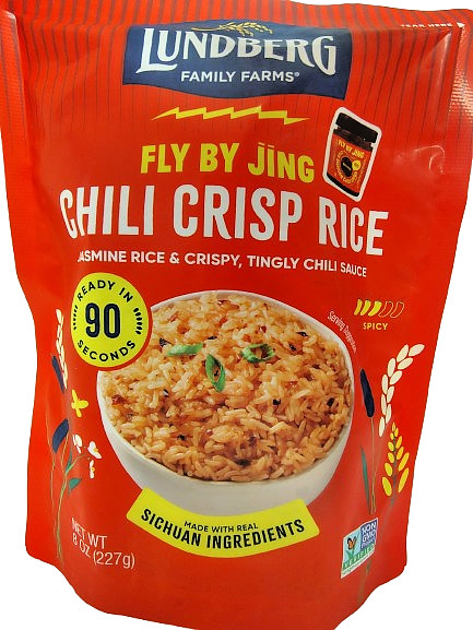 Fly By Jing CHILI CRISP RICE by Lundberg, 8oz, BB 10/27, Lot of 6