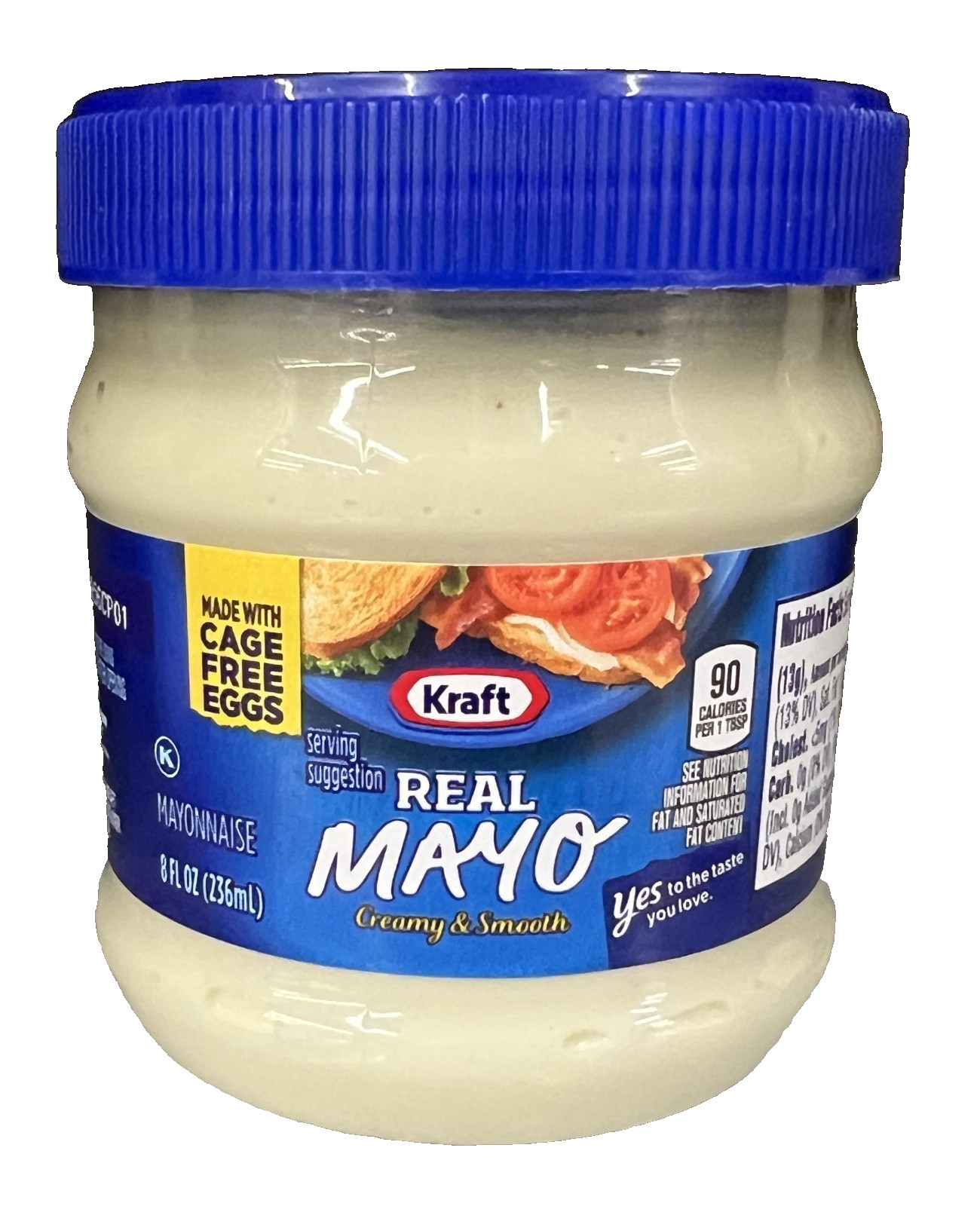Kraft Real Mayo Creamy & Smooth Mayonnaise 8 oz