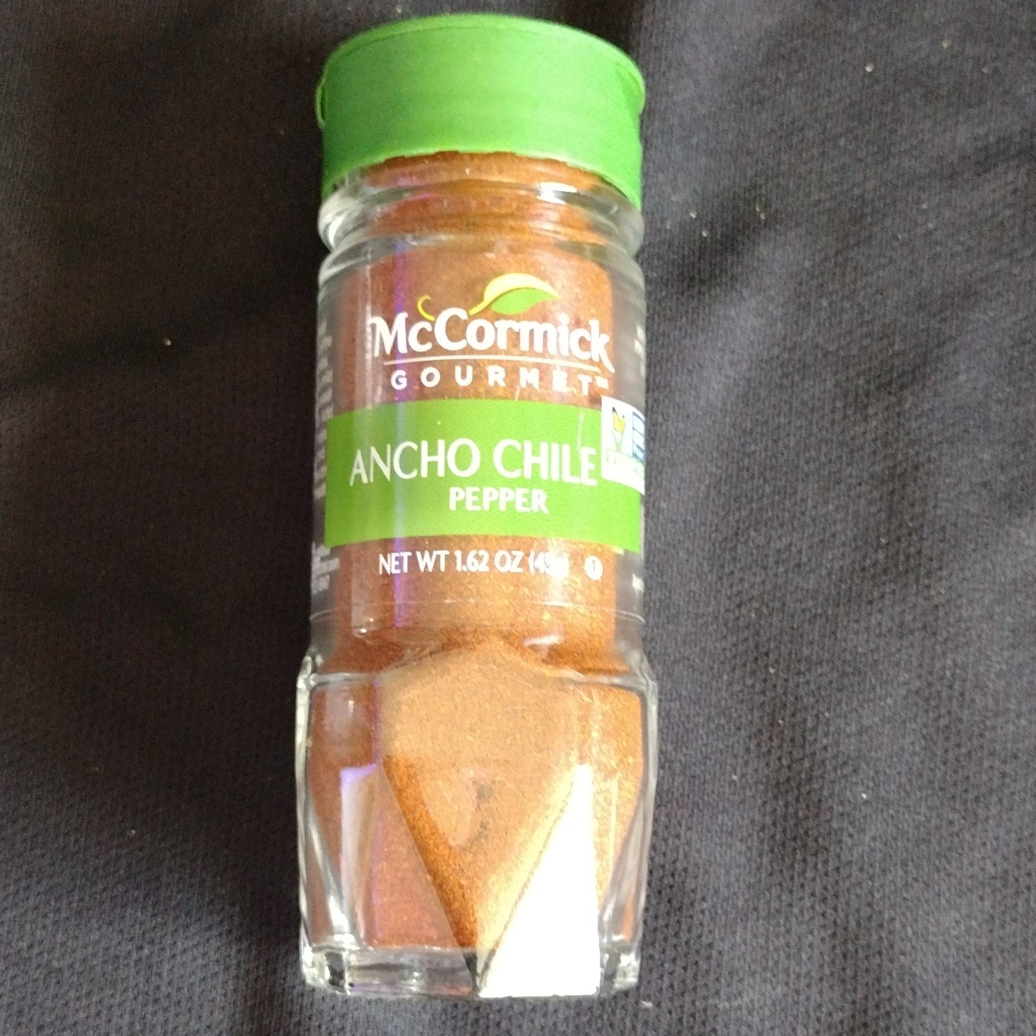 McCormick Gourmet Ancho Chile Pepper Ground Single Spice Bottle, 1.62 oz