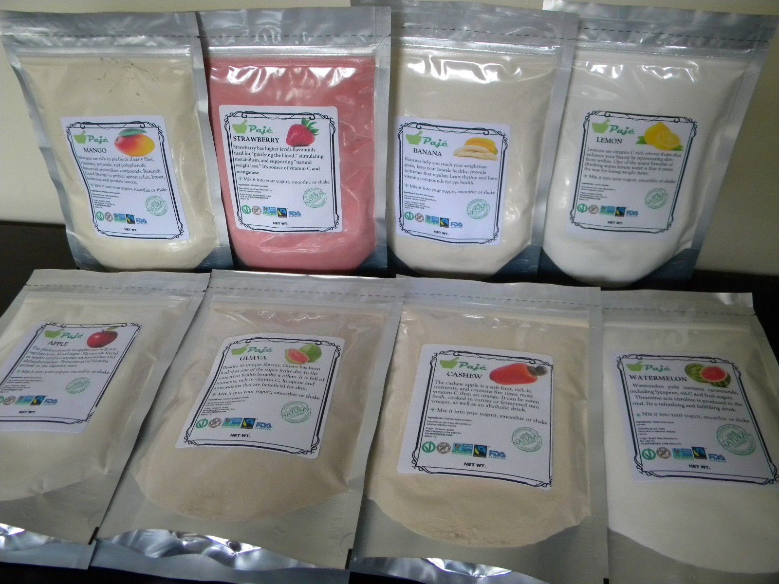 Lemon fruit powder 32oz 2lb – quick lemon juice mix well in water, vit C – PAJE