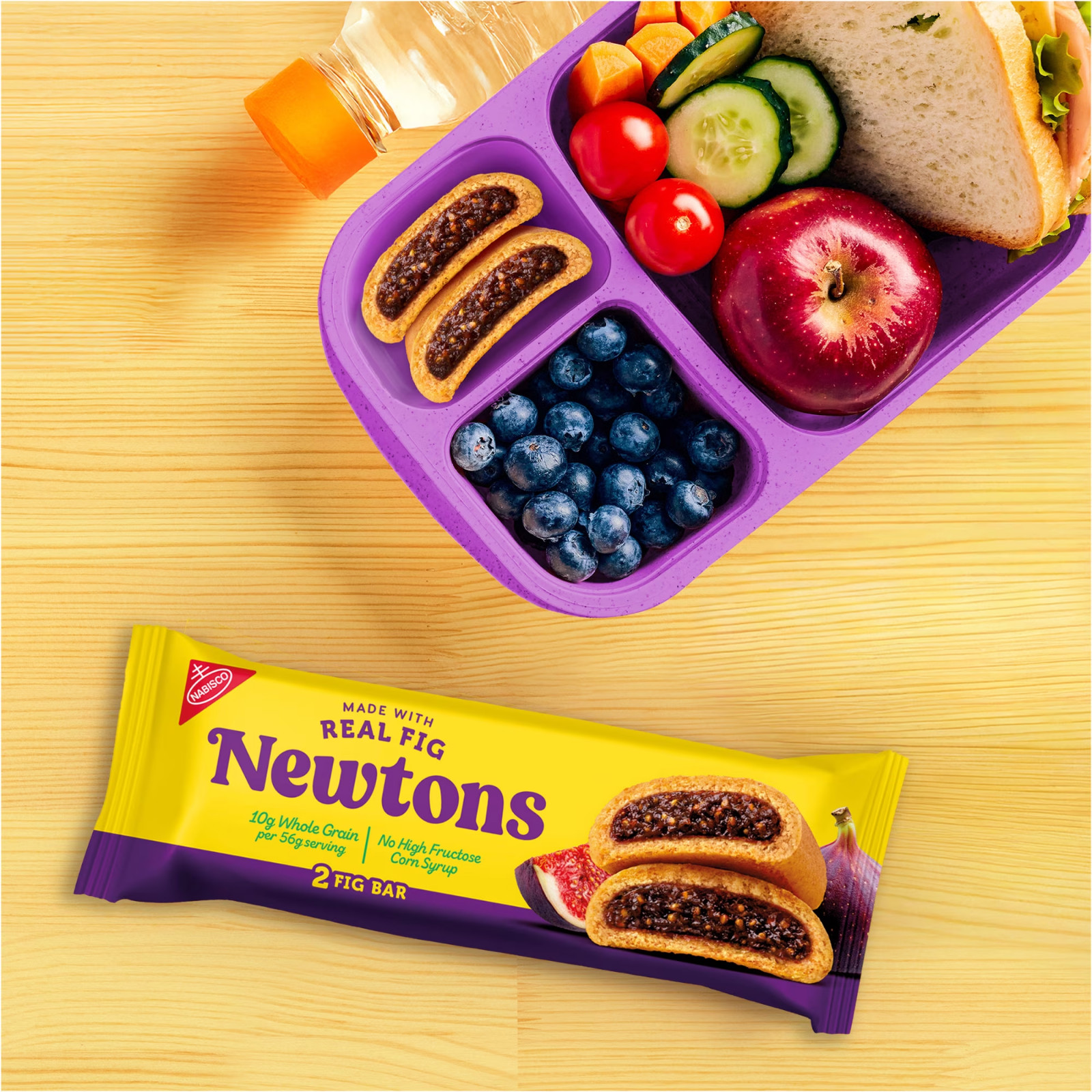 Newtons Soft & Fruit Chewy Fig Cookies, (Fig Bars), 10 Snack Packs (2 Cookies Pe