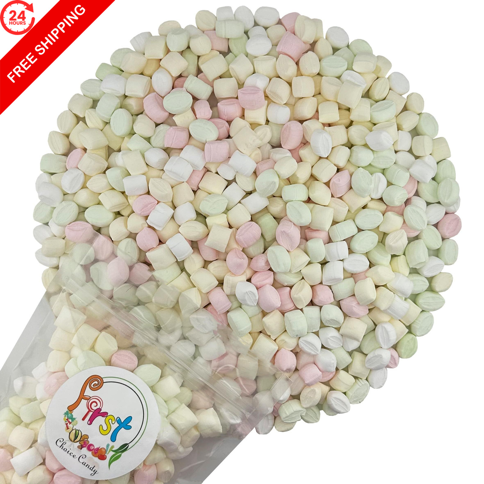 FirstChoiceCandy Assorted Pastel Color Buttermints (2 2 Pound (Pack of 1)