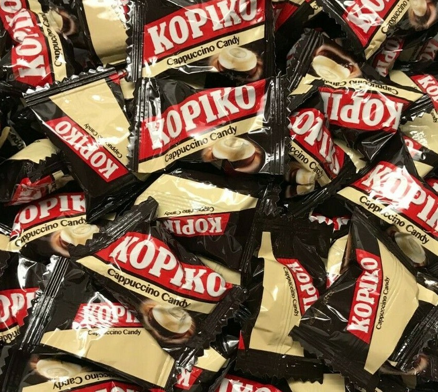 Bulk 200/400 Pcs, Kopiko Cappuccino Candy or Coffee Candy – Individually Wrapped