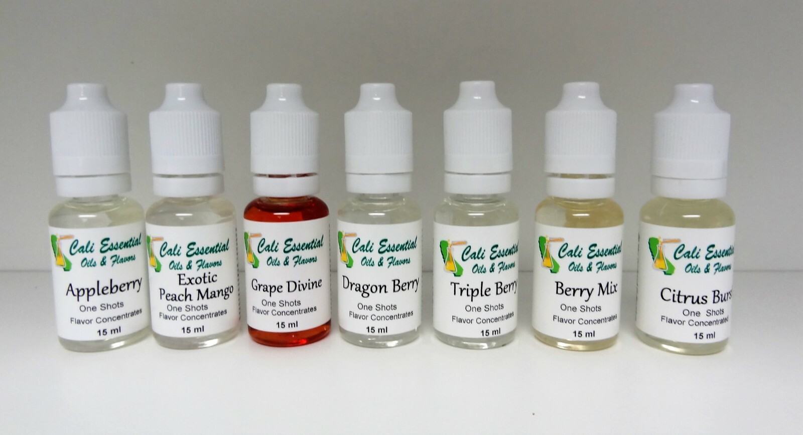 Cali Essential Oils & Flavors (Orchard Collection » One Shots» Flavors)
