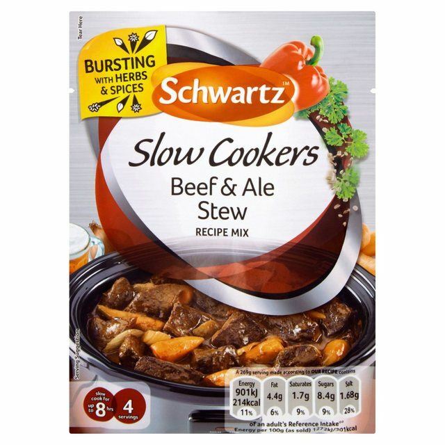 Schwartz Slow Cookers Beef & Ale Stew – 43g