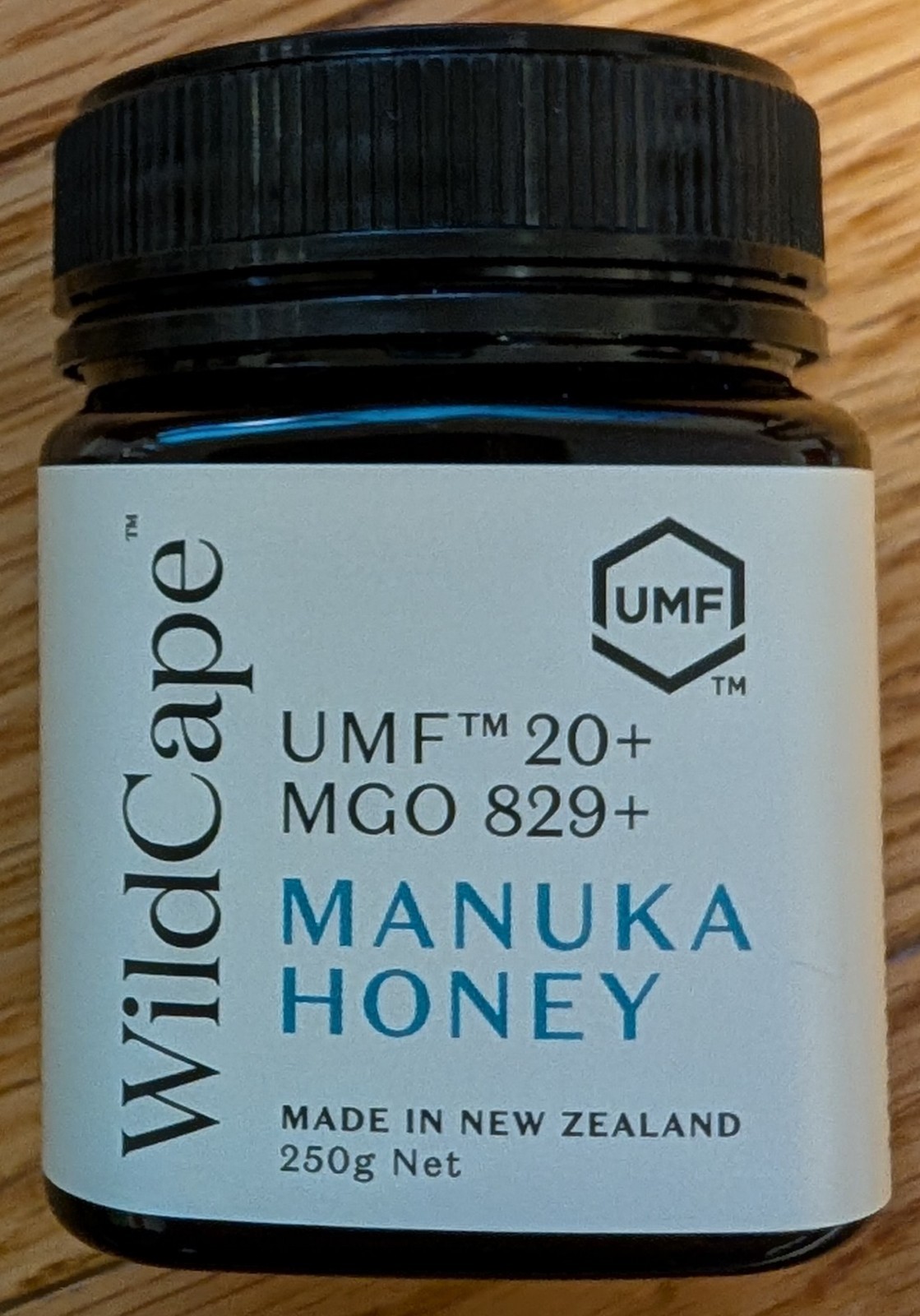 WildCape Manuka Honey Certified UMF 20+/MGO 829+ Raw Made In New Zealand 8.8 Oz