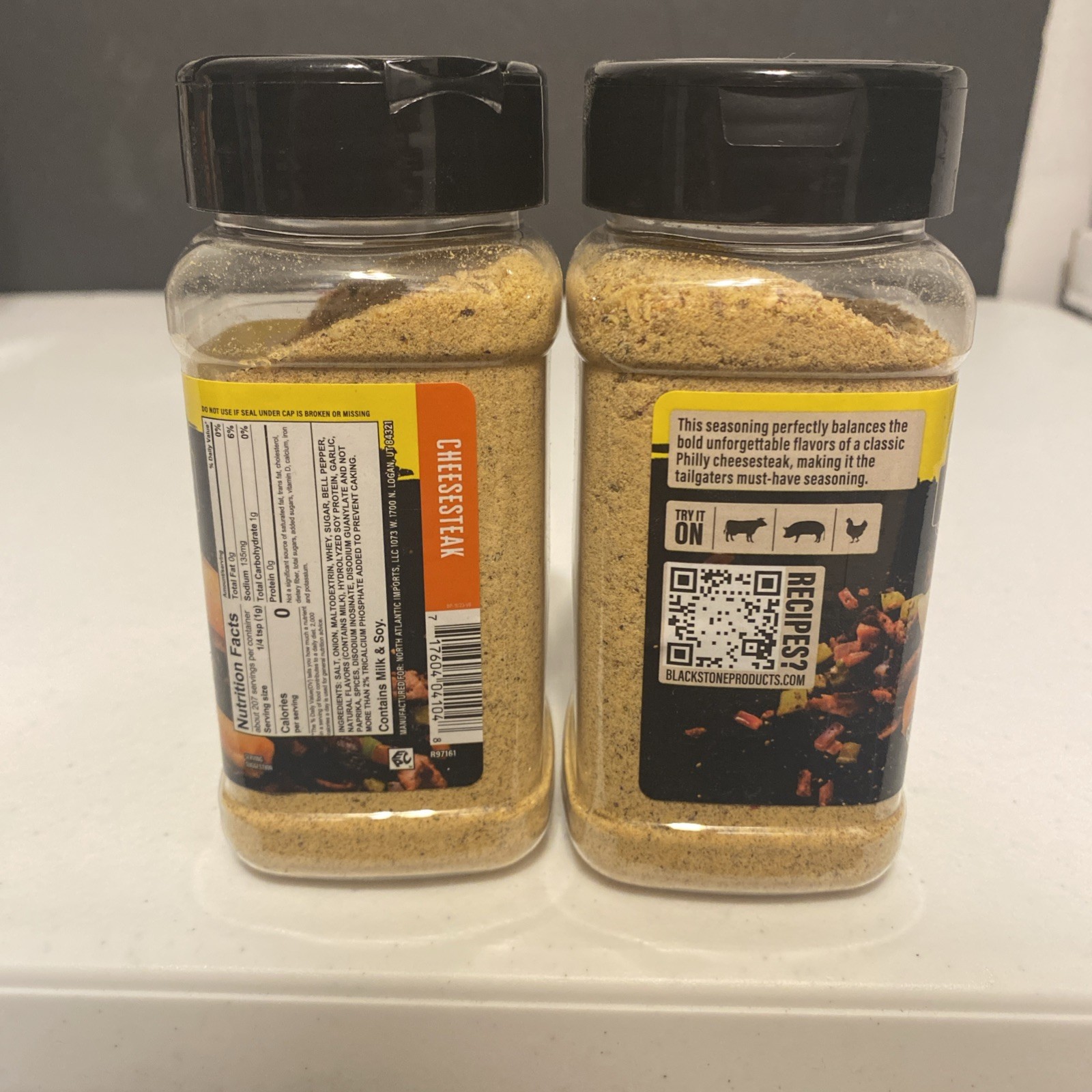 Blackstone Cheesesteak Seasoning 7.3 oz Gourmet Griddle Blend – 2 Pack – 11/2026