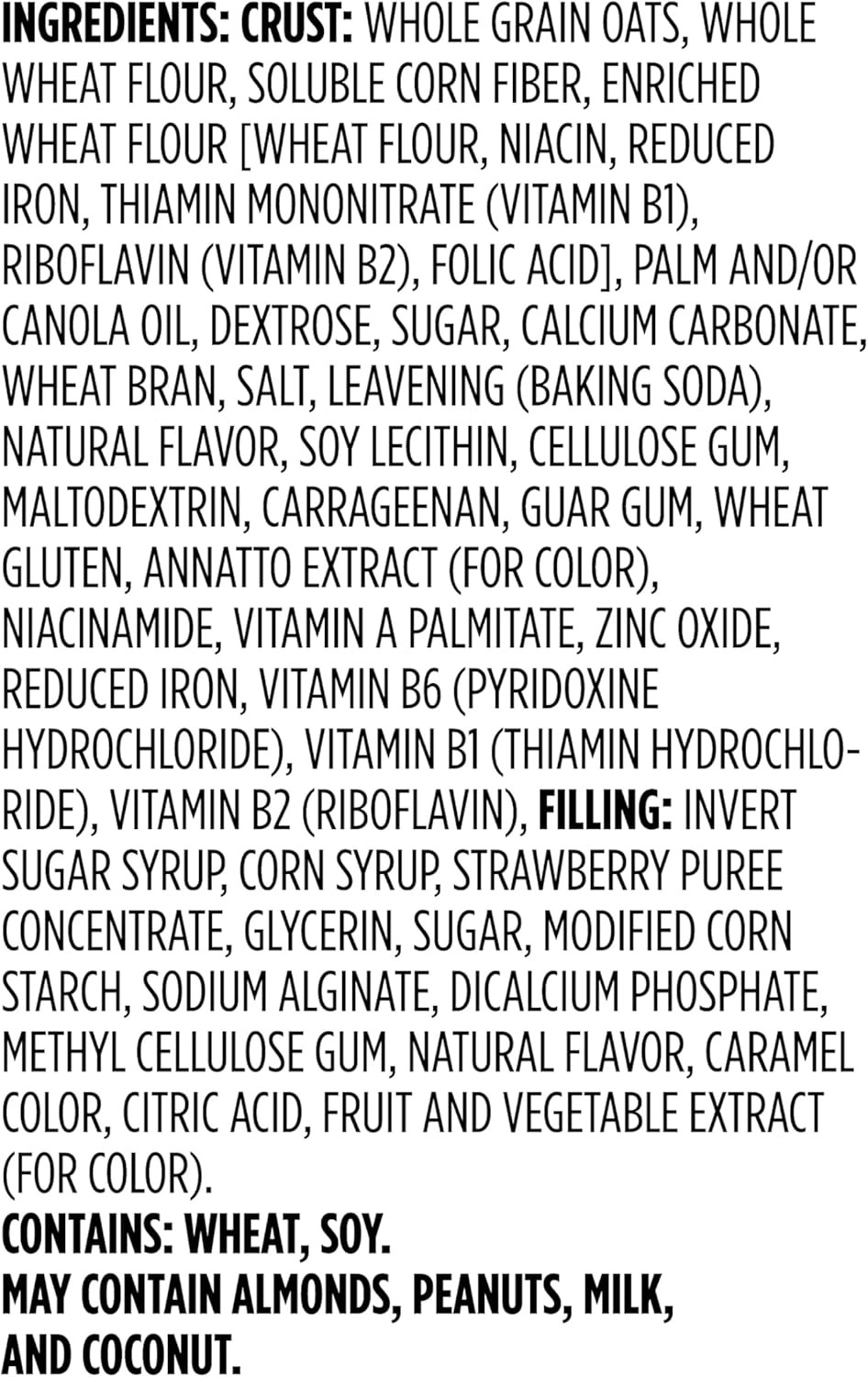 n Grocery, Fruit & Grain Cereal Bars, Stberry,8 Ct