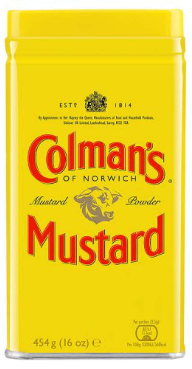 Colmans Dry Mustard Powder 16 Ounce 1 Pound Pack of 1