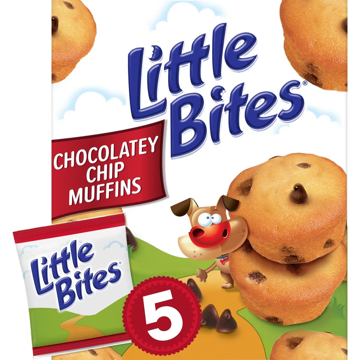 «Entenmann’s Little Bites Chocolate Chip Muffins – 7.5oz/5ct