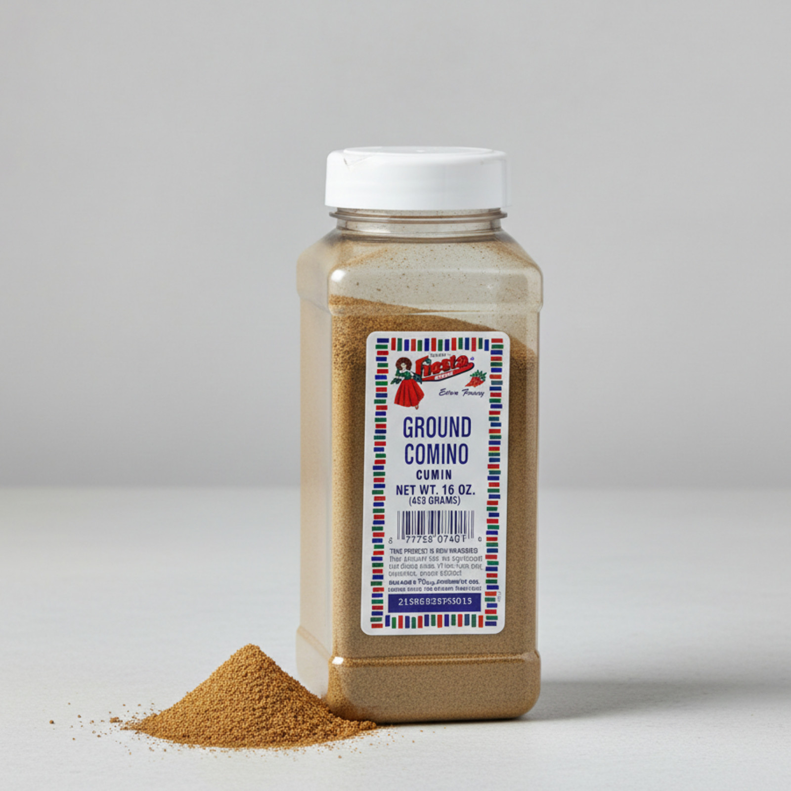 Bolner’s Fiesta Ground Comino Cumin 16 oz Bottle Texas Style Mexican Seasoning