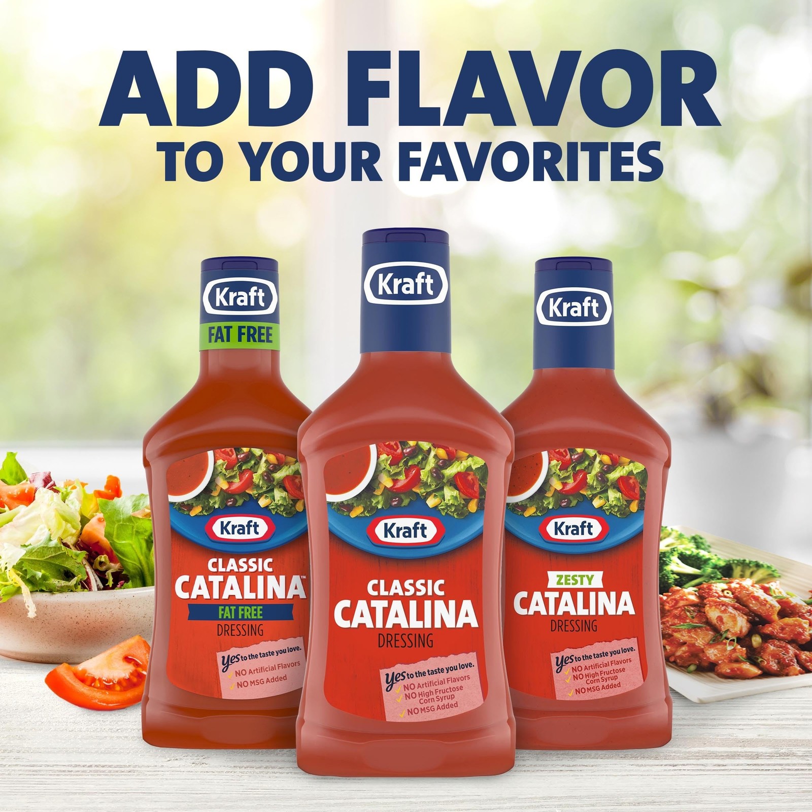 Kraft Classic Catalina Salad Dressing (16 fl oz Bottle) 16 Fl Oz (Pack of 1)