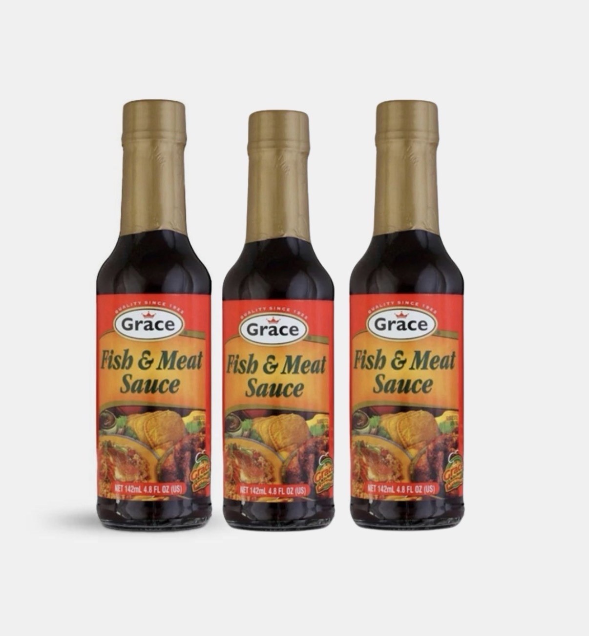 GRACE FISH AND MEAT SAUCE (4.8oz) – Pack of 3 – Tariffs are paid by us for US