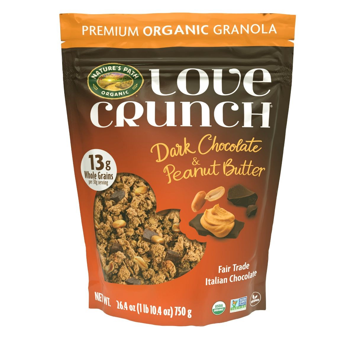 Nature’s Path Dark Chocolate and Peanut Butter Granola