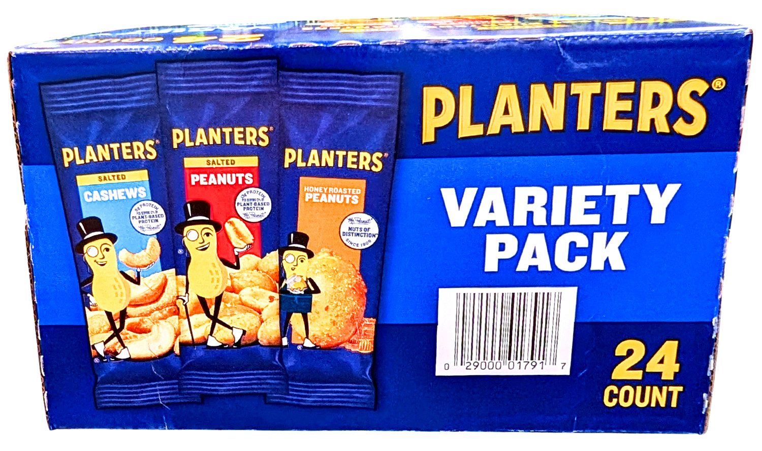 Planters Variety Pack Cashews & Peanuts 24 Packs EXP 07/2026