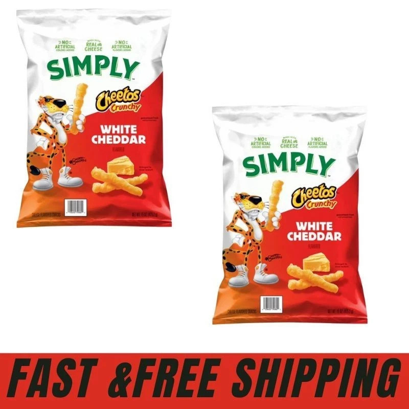 Simply Cheetos White Cheddar Cheese Snacks, 15 oz. 2x Best Price Offer