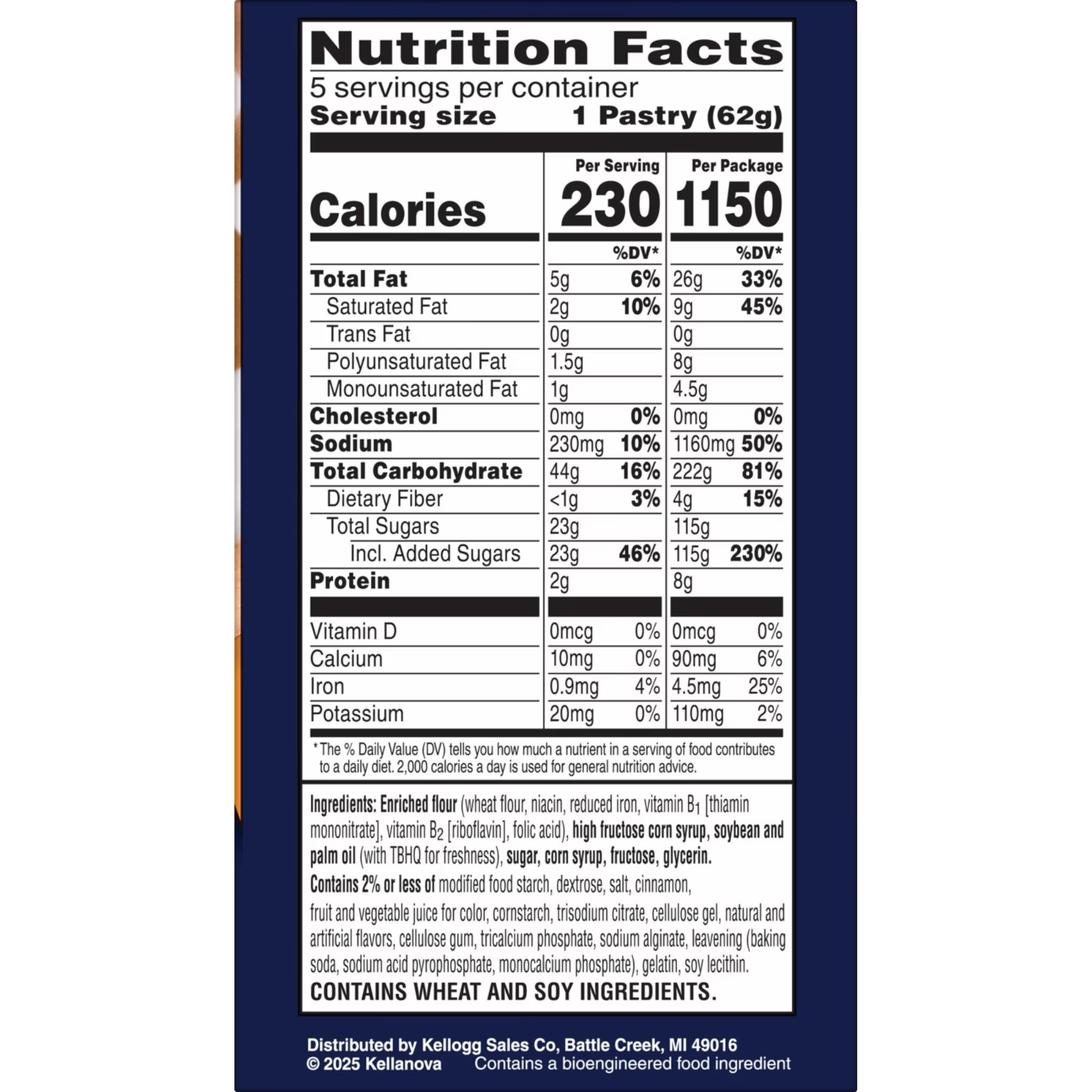 Pop-Tarts Super Stuffed Cinnamon Caramel Toaster Pastries, 10.9 oz