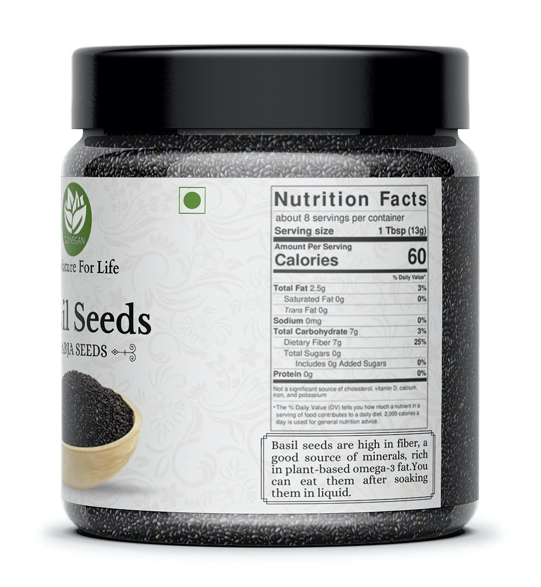 Go Vegan Basil Seeds 300gm