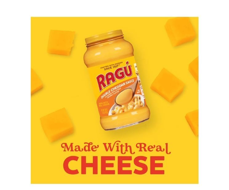 RAGU Double Cheddar Cheese Sauce, 16 oz, for Pasta Sauce and More