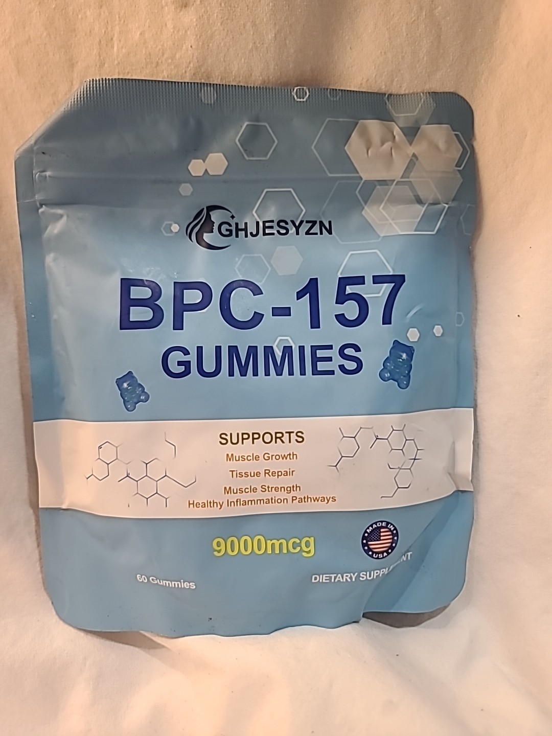 GHJESYZN Newly 157 Gummies for Men and Women, Blueberry 1 Ounce (Pack of 1)