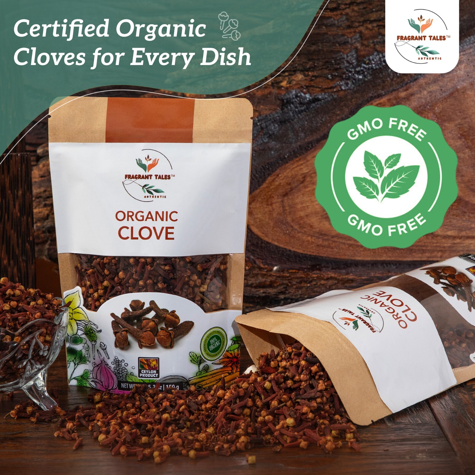 organic whole cloves 150 Grams ( 5.3 oz)