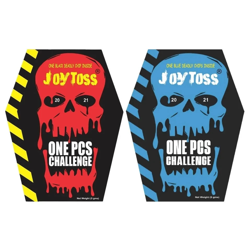 JOYTOSS ONE PCS CHALLENGE Combo Pack of 2 (10 Grams) Black & Blue Color