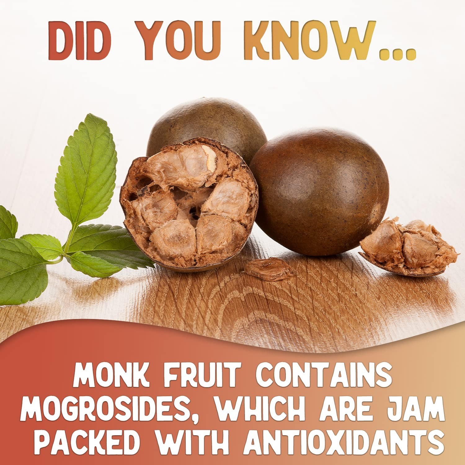 Monk Fruit Extract Powder 25% Mogroside Sugar Substitute 1.3 Ounces Premium
