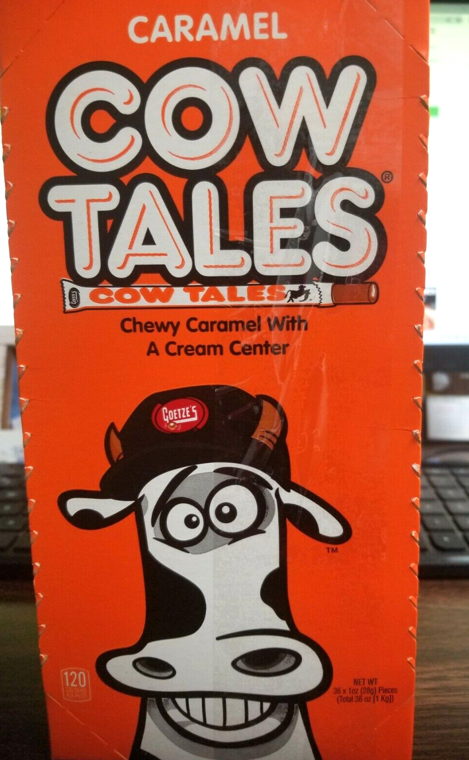 (36 PIECES) COW TALES CARAMEL GOETZE’S CANDY CO. KITCHEN TREATS/PARTIES/USA MADE