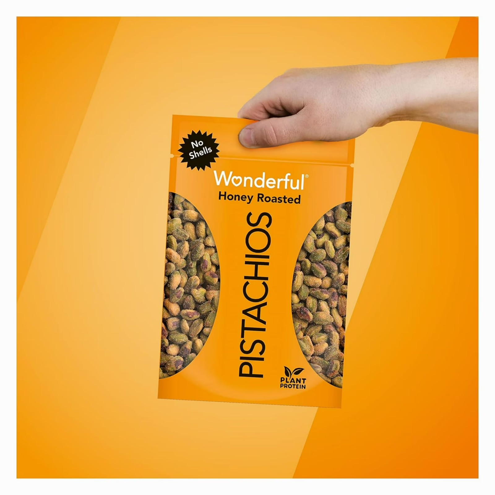 Wonderful Pistachios No Shells Honey Roasted Nuts, 11 Ounce Bag Free Shipping