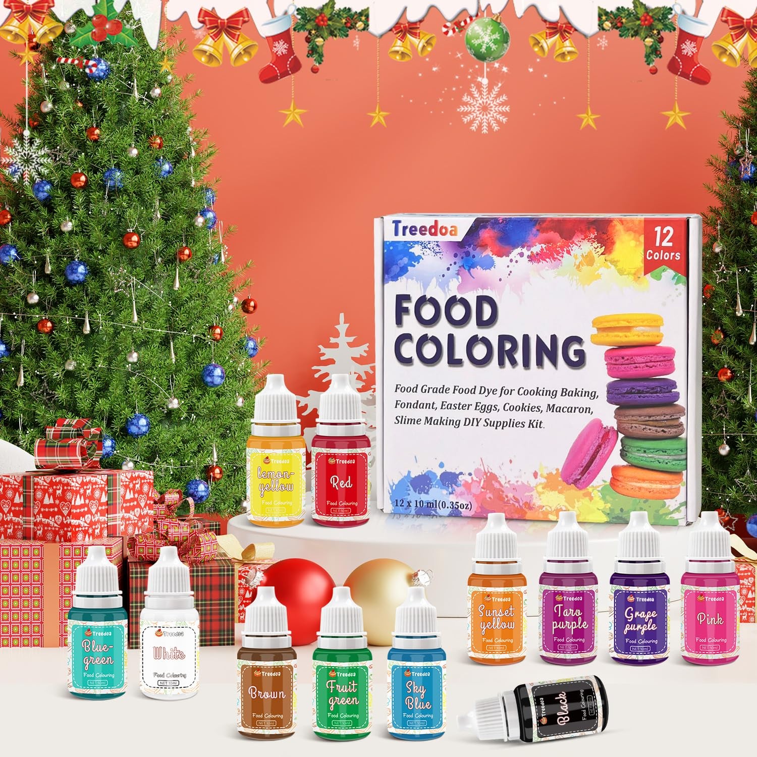 0.35 Fl Oz (Pack of 12), Red, Pink, White, Black, Brown, Sky Blue,…
