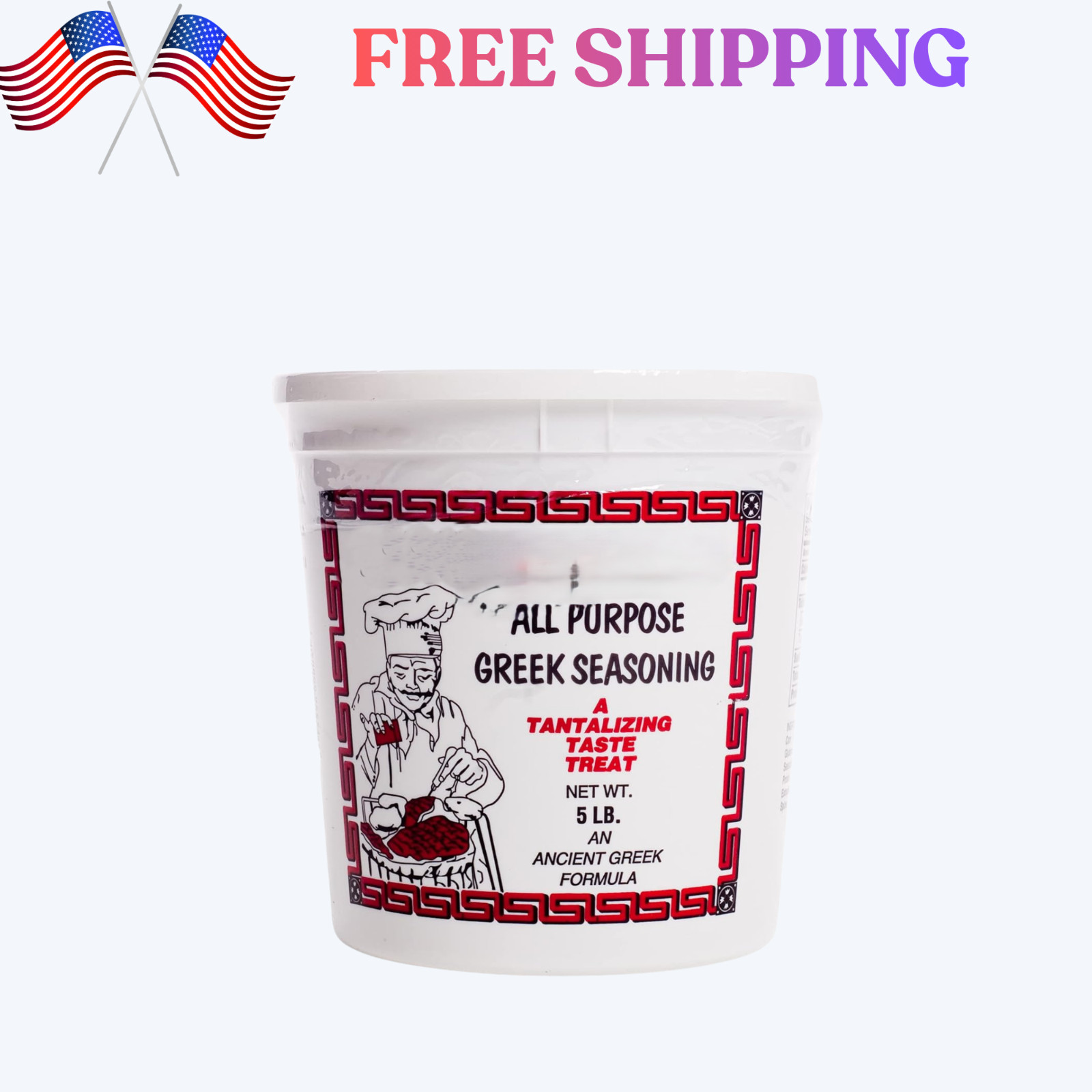 NEW All Purpose Greek Seasoning 5 lb Tub Bulk