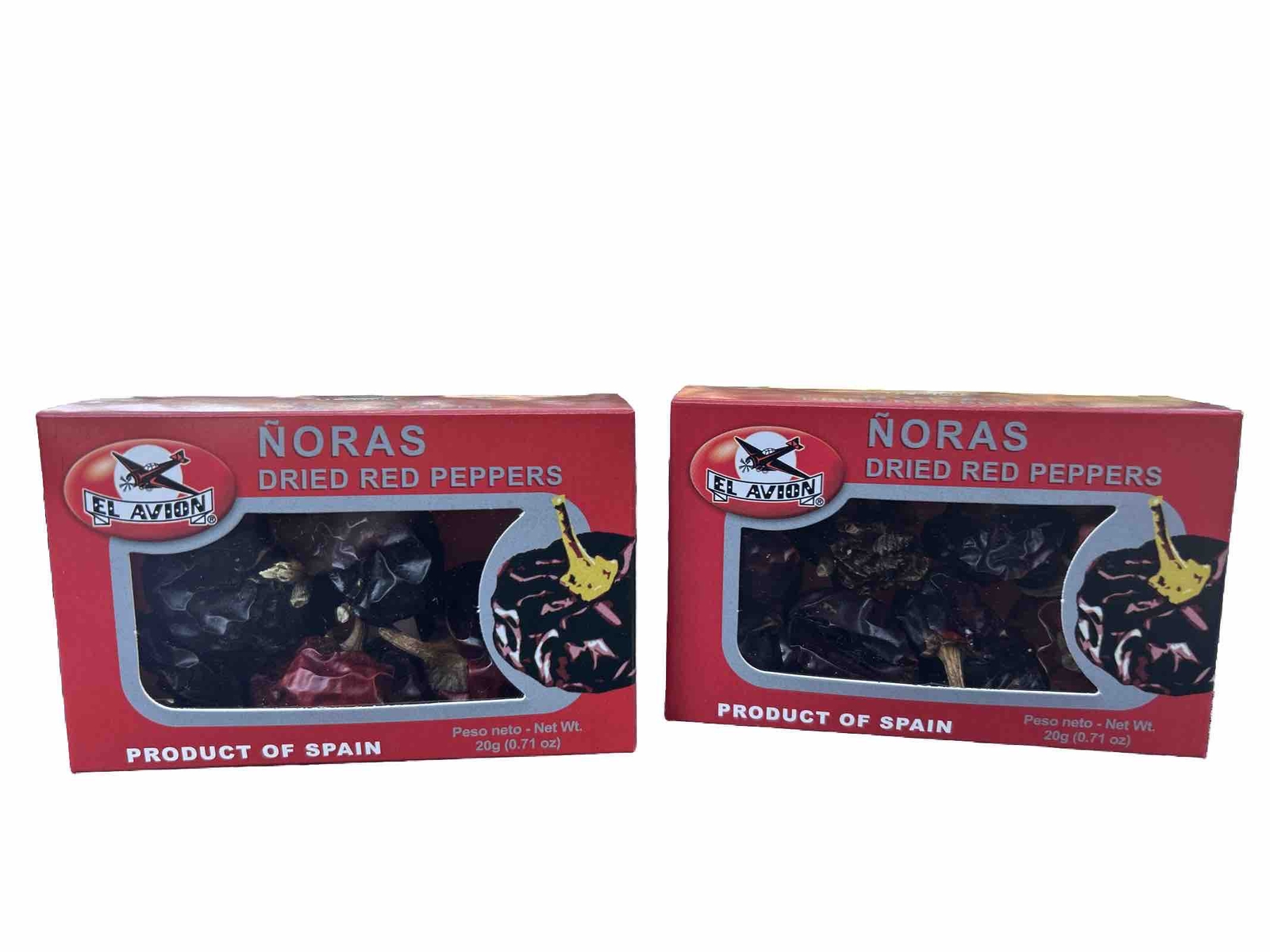Dried Nora Peppers (Ñoras) 20 g Product Of Spain X 2 Pack