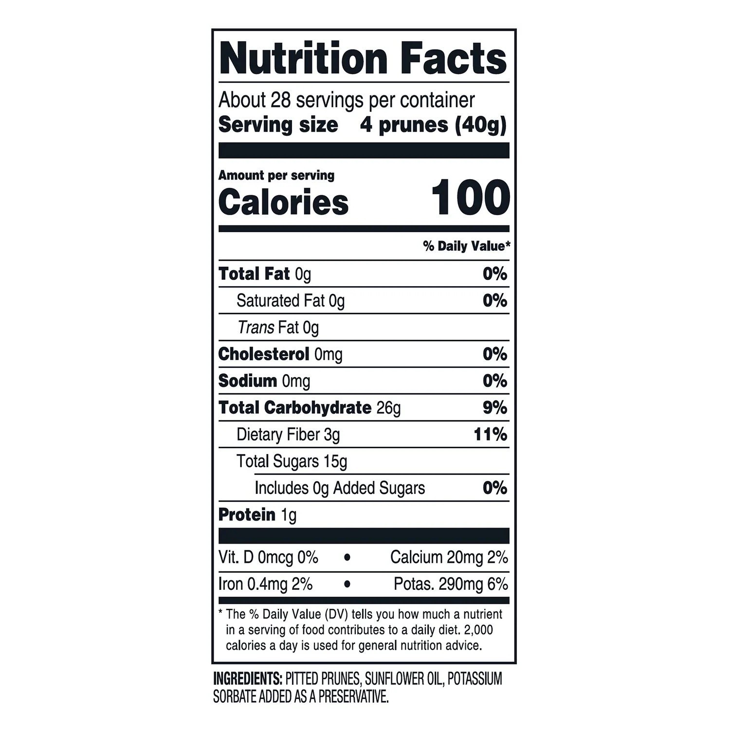 2 PACK-Member’s Mark Dried Pitted Prunes,40 oz (Total 80 oz) Great price