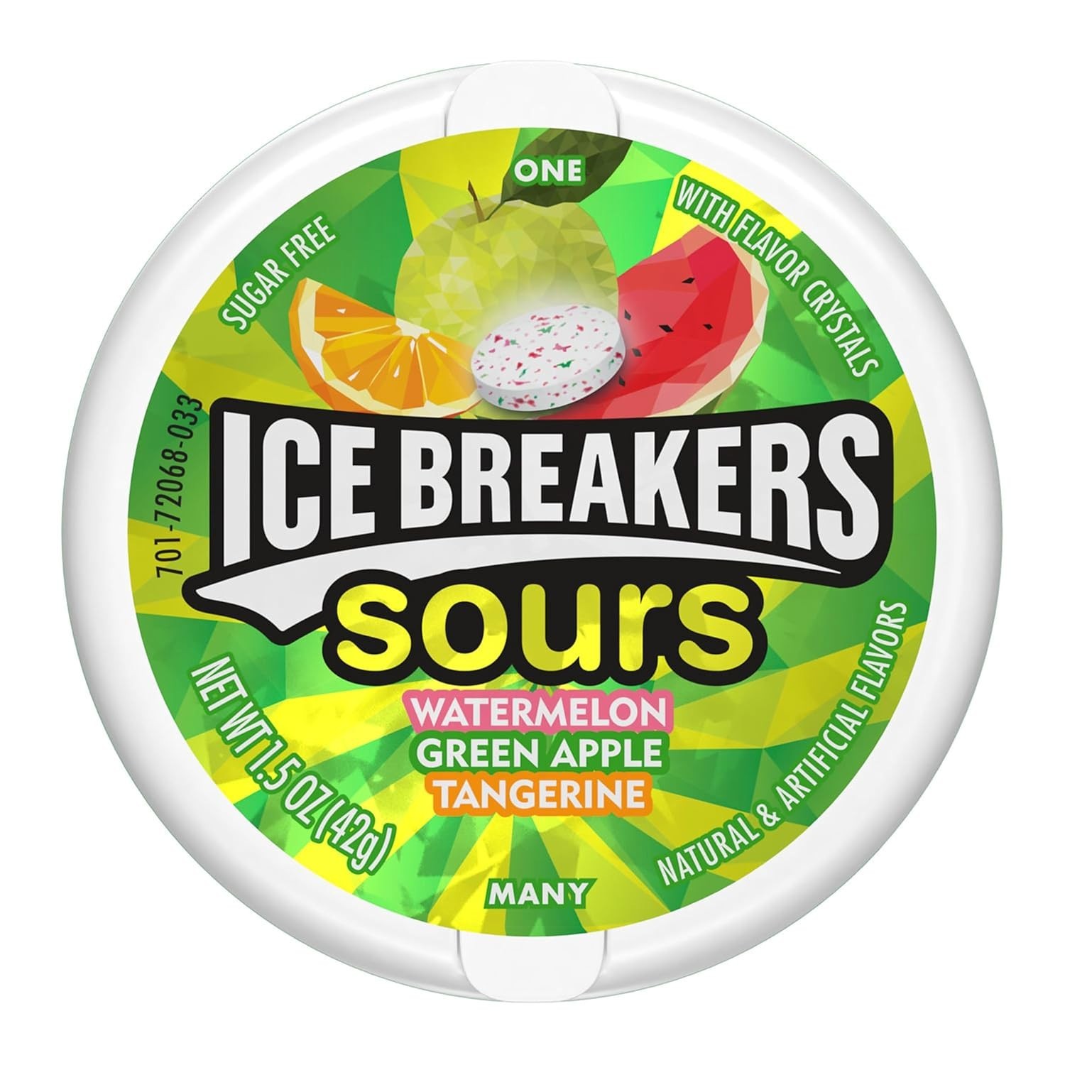 Sugar-Free Assorted Sour Fruit Mints – 1.5oz Tins, Perfect for All Occasions!
