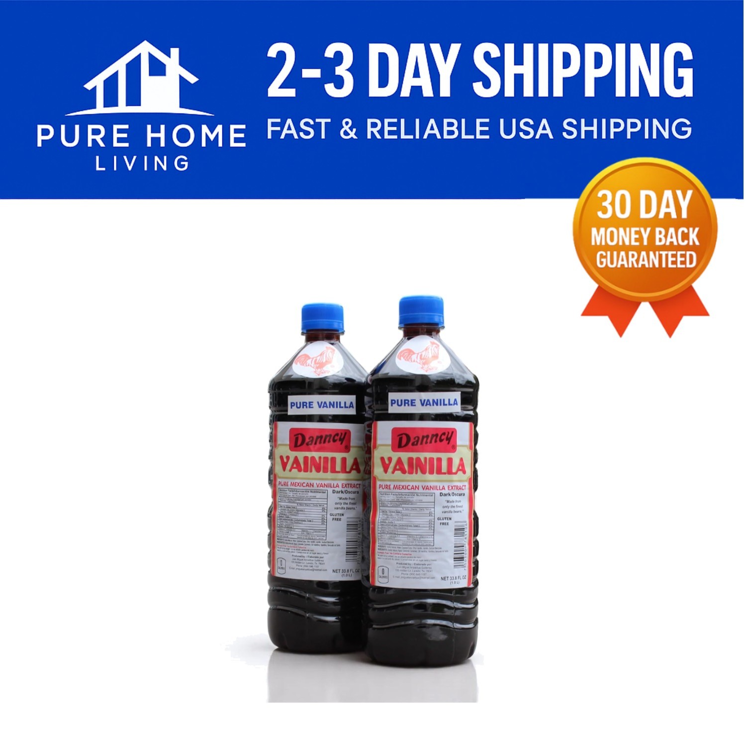 33.8 Fl Oz Mexican Vanilla Flavor – Large Value Pack for Home & Professional Use