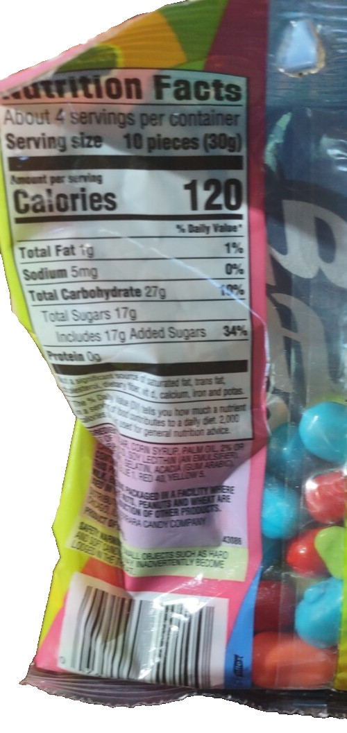 Laffy Taffy Candy Laff Bites Perfect Theater Candy Snack Net Wt 4.2 Oz-See Below