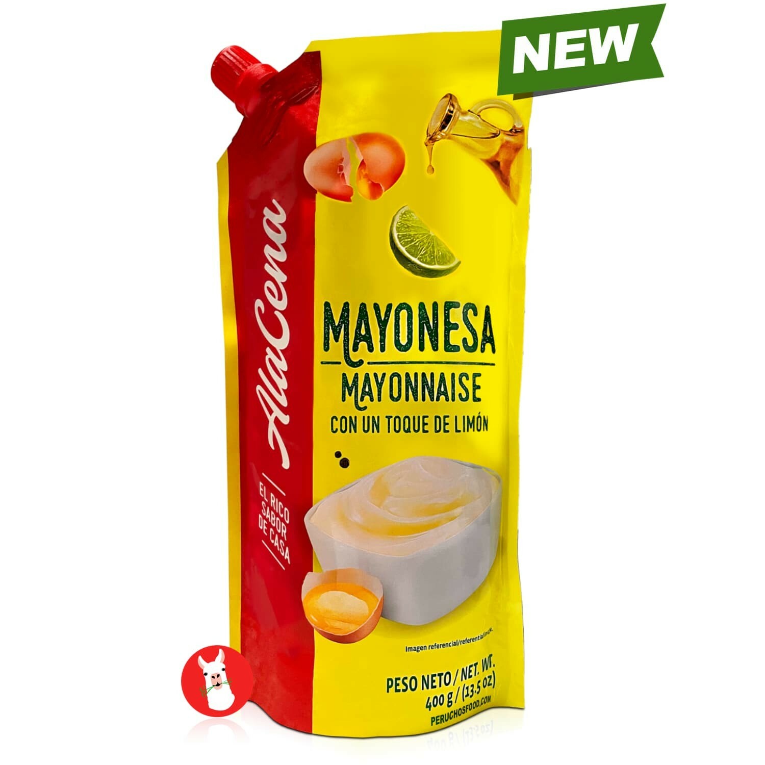 Alacena Nueva Mayonesa Receta Peruana 400g | New Peruvian Mayonnaise 13.5 oz