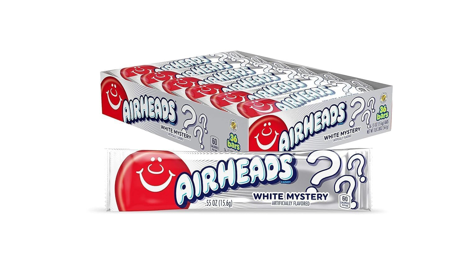 Full-Size Candy Bars, Taffy Candy Pack, Individually Wrapped Bulk Candy, White M