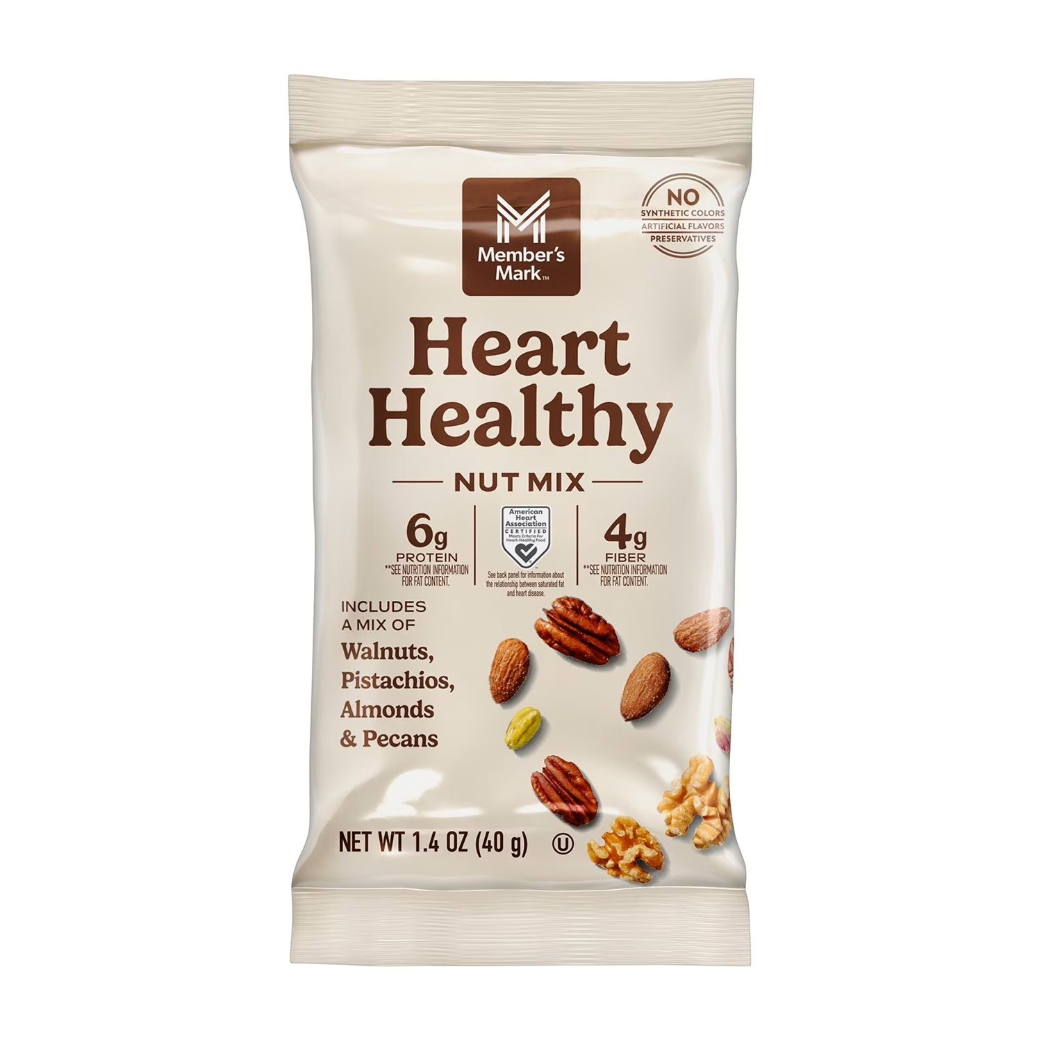 Member’s Mark Heart Healthy Nut Mix Multipack (1.4 oz.,18pk) Great Price