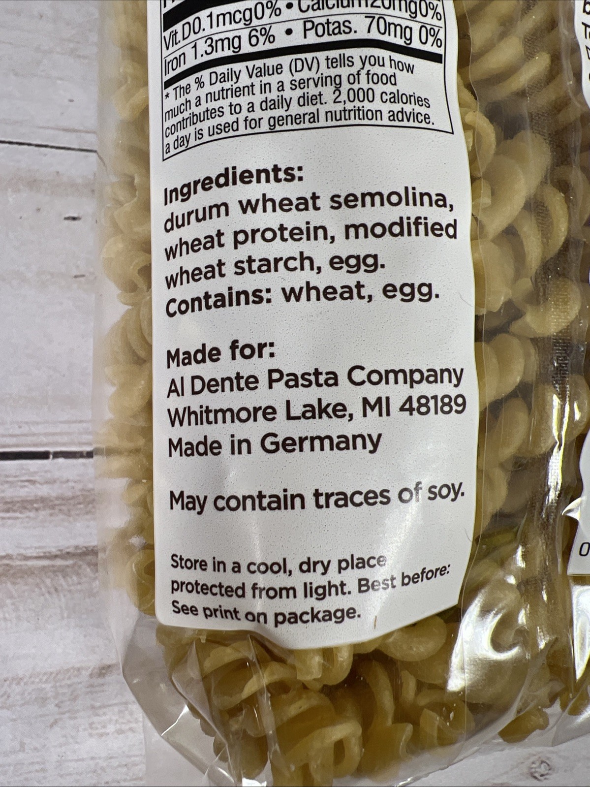 Carba-Nada Al Dente Fusilli Pasta 12oz (3 Pack) 11/27