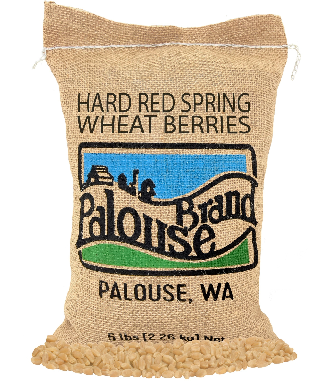 Palouse Brand Red Spring Wheat Berries 5 lbs Bag