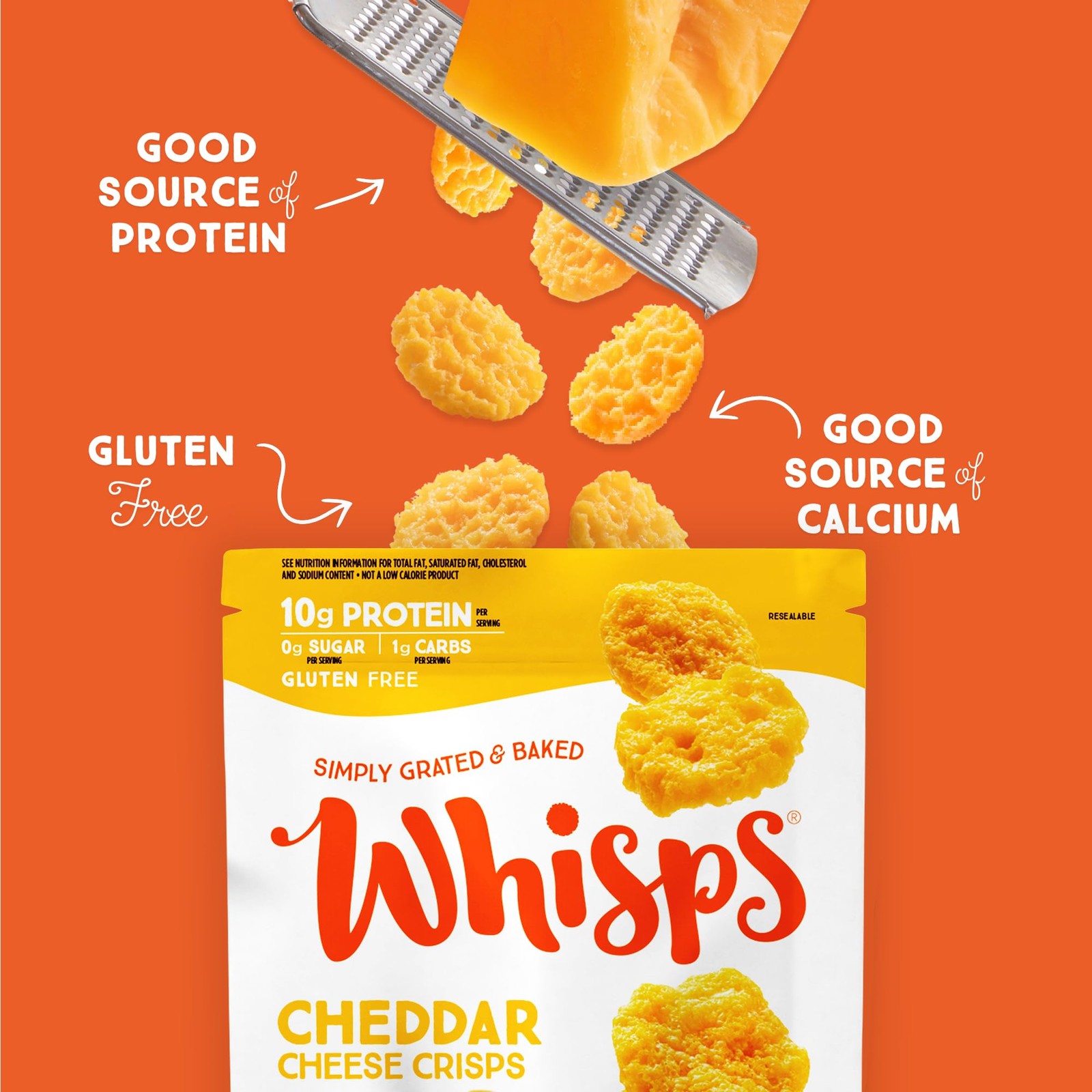 Whisps Cheese Crisps Variety Pack | Protein Chips | 2.12 Ounce (Pack of 6)
