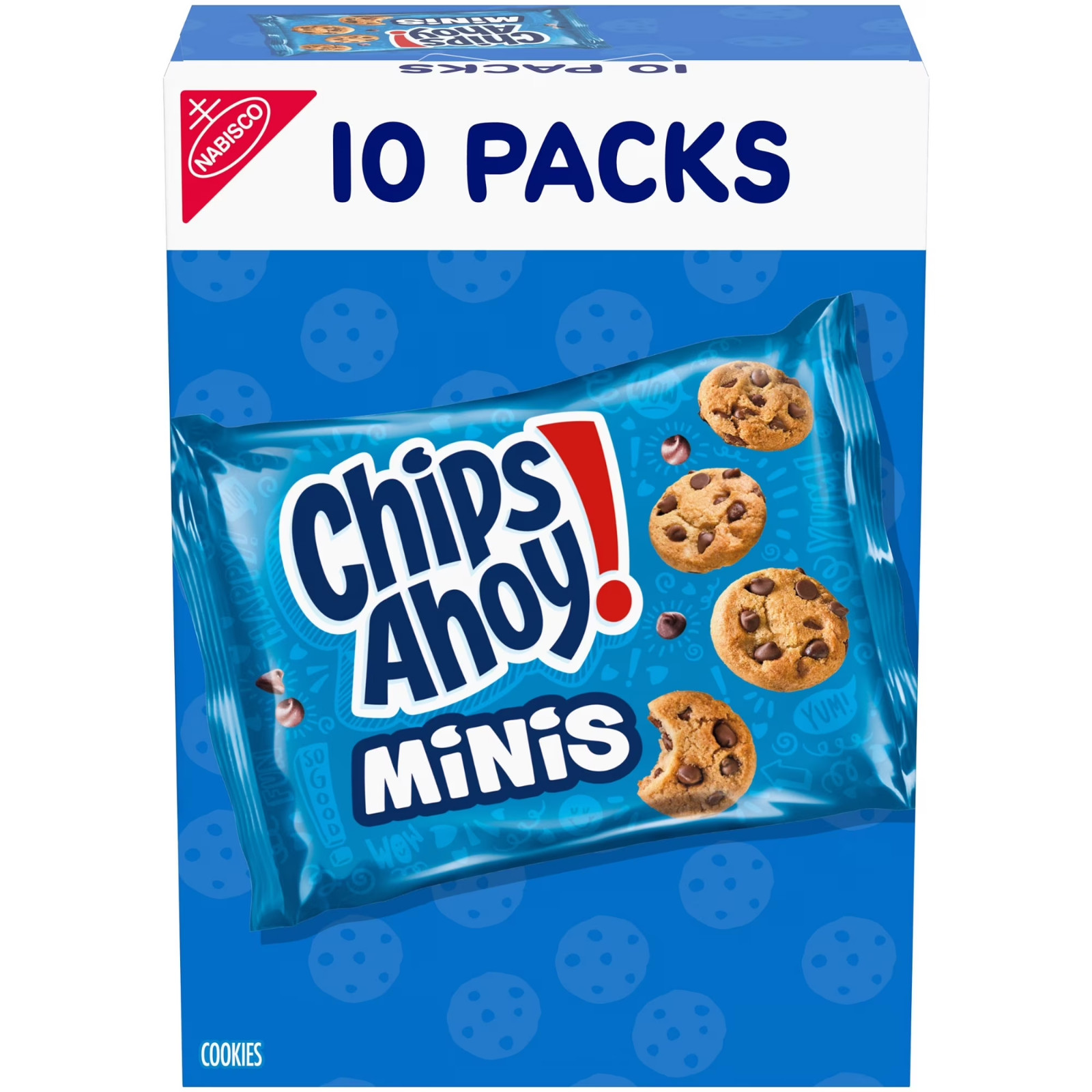 CHIPS AHOY! Mini Original Chocolate Chip Cookies, 10 Snack Packs…